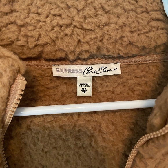 NWOT Express Teddy Sherpa Jacket - Picture 4 of 6
